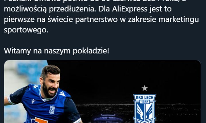 Zaskakujący NOWY SPONSOR Lecha Poznań!